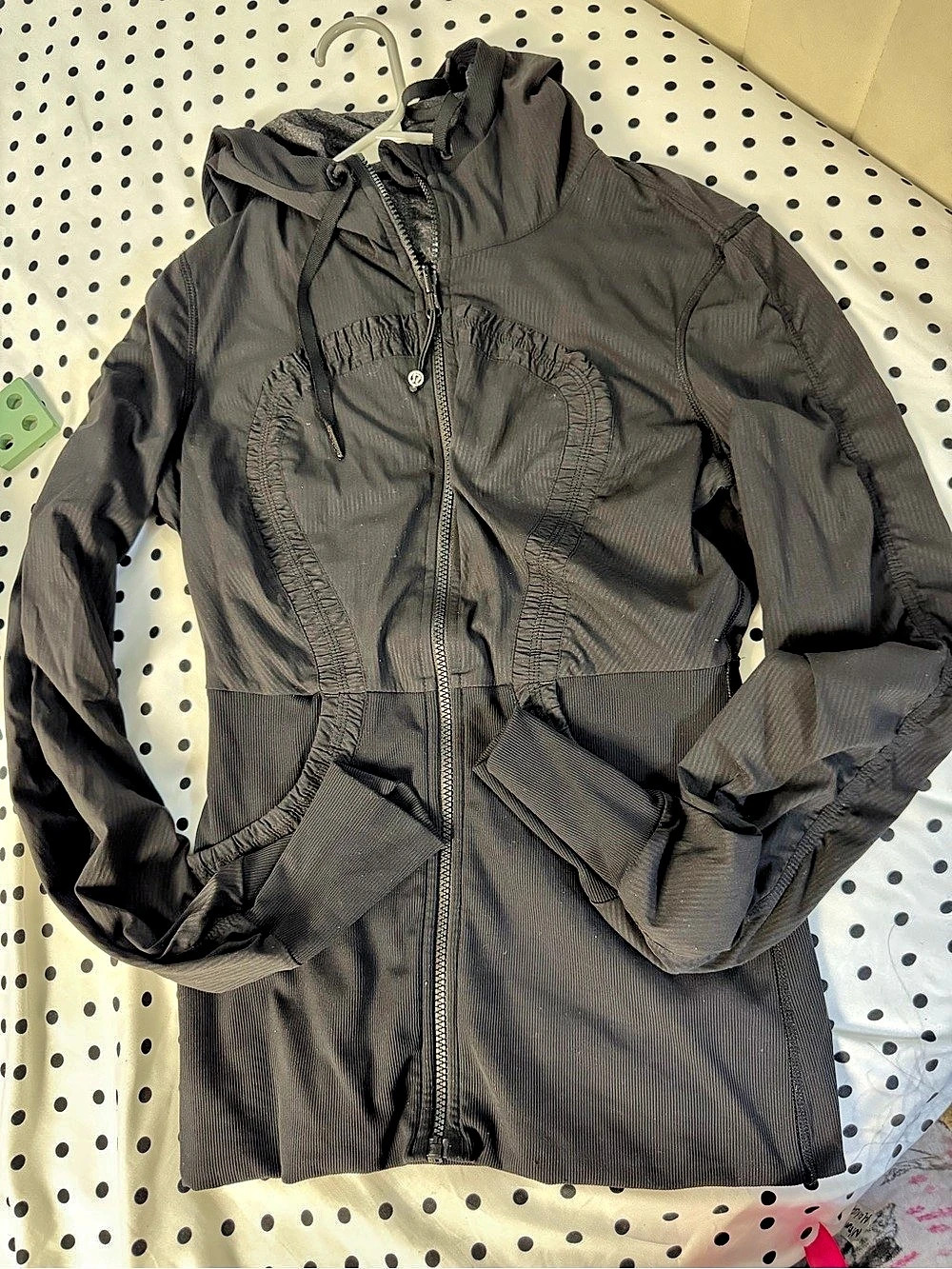 Lululemon Round Trip Jacket Black Hooded Utility Jacket